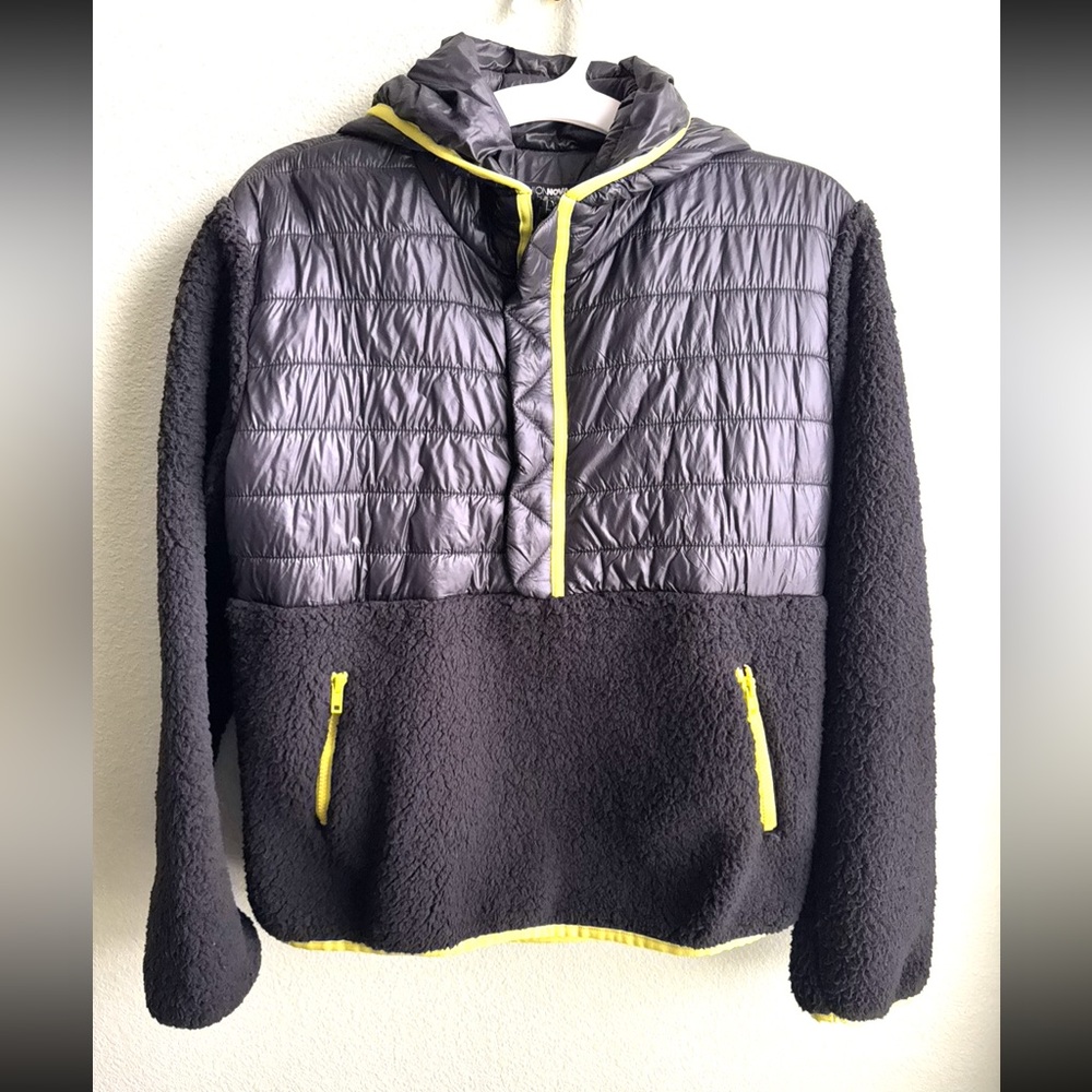 Half zip pullover jacket